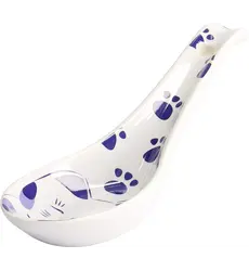 Tokyo Design Studio - Kawaii Maneko Spoon Blue 13.8x4.8cm
