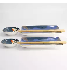 Tokyo Design Studio - Kawaii Koi Sushi Giftset 6pcs 1 set