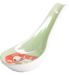 Tokyo Design Studio - Kawaii Japan Daruma Spoon Green 13.8x4.8cm 12pcs