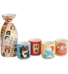 Tokyo Design Studio - Kawaii Japan Sake Set 1:4 120/50ml 1 set