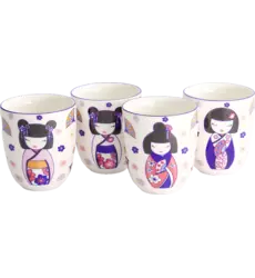 Tokyo Design Studio - Kawaii Maiko Cup Giftset 4pcs 7x8cm 170ml 1 set