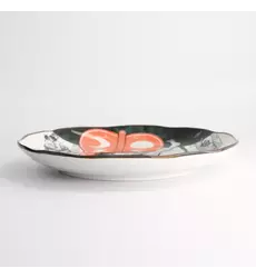 Tokyo Design Studio - Asakusa Round Plate 25x3cm Sumo 4pcs