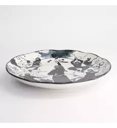 Tokyo Design Studio - Asakusa Round Plate 25x3cm Ninja 4pcs