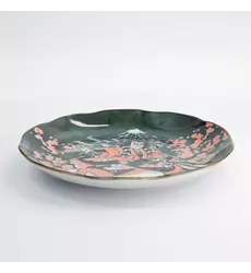 Tokyo Design Studio - Asakusa Round Plate 25x3cm Kabuki 4pcs