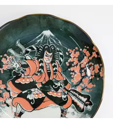 Tokyo Design Studio - Asakusa Round Plate 25x3cm Kabuki 4pcs
