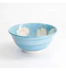 Tokyo Design Studio Sakura Blue Bowl 15x7cm 500ml 6pcs