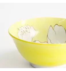 Tokyo Design Studio Sakura Yellow Bowl 15x7cm 500ml 6pcs