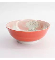 Tokyo Design Studio Sakura Pink Ramen Bowl 19.5x7.5cm 4pcs