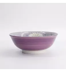 Tokyo Design Studio Sakura Purple Ramen Bowl 19.5x7.5cm 4pcs