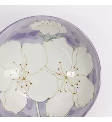 Tokyo Design Studio Sakura Purple Ramen Bowl 19.5x7.5cm 4pcs