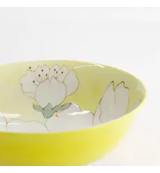 Tokyo Design Studio - Sakura Yellow Ramen Bowl 19.5x7.5cm 6pcs