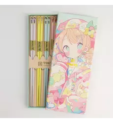 Tokyo Design Studio - Chopstick Giftset/5 Anime 10 sets