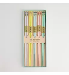 Tokyo Design Studio - Chopstick Giftset/5 Anime 10 sets