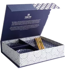 Tokyo Design Studio - Sushi Plate Giftset Sashiko 4pcs