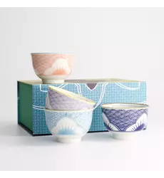 Tokyo Design Studio - Lily Flower Cup 4pcs Giftset 8.4x5.5cm 150ml 1 set