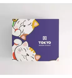 Tokyo Design Studio - Kawaii Lucky Cat Tea Pot Giftset 800ml 1pc