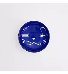 Tokyo Design Studio - Kawaii Lucky Cat Sauce Plate 9x2.5cm Blue 6pcs