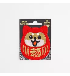 Tokyo Design Studio - Patch 2Way Daruma Shiba-Dog 1pc