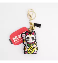 Tokyo Design Studio - Patch Keychain Lucky Cat  1pc