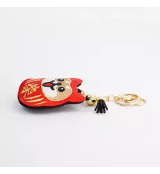 Tokyo Design Studio - Patch Keychain Daruma Shiba-Dog 1pc