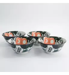 Tokyo Design Studio - Asakusa 4pcs Giftset 14.8x7cm Sumo 550ml 1 set