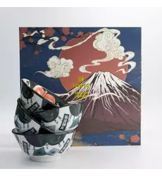 Tokyo Design Studio - Asakusa 4pcs Giftset 14.8x7cm Sumo 550ml 1 set