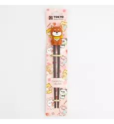 Tokyo Design Studio - Children Chopsticks Shiba Brown 22cm 6pcs