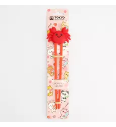 Tokyo Design Studio - Children Chopsticks Crab Red 22cm 6pcs