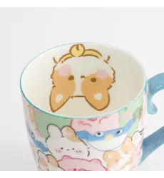 Tokyo Design Studio - Kawaii Animals Mug W/Giftbox 8.5x10.2cm 340ml 6pcs