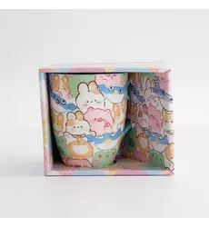 Tokyo Design Studio - Kawaii Animals Mug W/Giftbox 8.5x10.2cm 340ml 6pcs