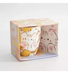 Tokyo Design Studio - Kawaii Cat Mug W/Giftbox 8.5x10.2cm 340ml 6pcs