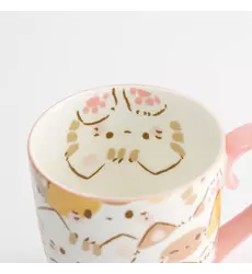 Tokyo Design Studio - Kawaii Cat Mug W/Giftbox 8.5x10.2cm 340ml 6pcs