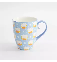 Tokyo Design Studio - Kawaii Lucky Cat Mug w/ Giftbox Blue 8.5x10.2cm 340ml 6pcs
