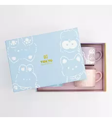 Tokyo Design Studio - Kawaii Animals Mug 4pcs Giftset 8x6cm 2 sets