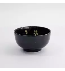 Tokyo Design Studio - Sakura Bowl 12.5x7cm Black 450ml 6pcs