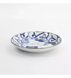 Tokyo Design Studio - Kawaii Round Plate Cat Neko 16.7x2.8cm E 6pcs