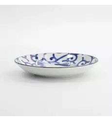 Tokyo Design Studio - Kawaii Round Plate Cat Neko 16.7x2.8cm E 6pcs