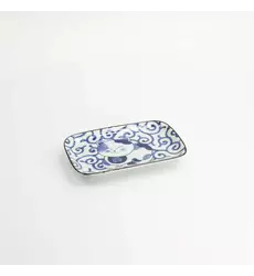 Tokyo Design Studio - Kawaii Rectangular Plate Cat Neko 16.3x10.2cm E 6pcs