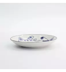 Tokyo Design Studio - Kawaii Round Plate Cat Neko 16.7x2.8cm G 6pcs