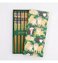 Tokyo Design Studio - Chopstick Giftset/5 Shiba 10 sets