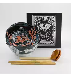 Tokyo Design Studio - Asakusa 6pcs. Ramen Giftset 20.5x8cm 1250ml. B  1 set