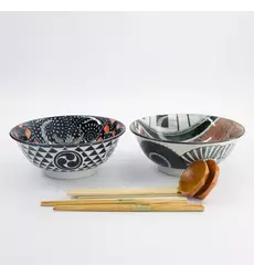 Tokyo Design Studio - Asakusa 6pcs. Ramen Giftset 20.5x8cm 1250ml C 1 set