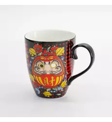 Tokyo Design Studio - Kawaii Daruma Mug W/Giftbox 8.5x10.2cm 340ml 6pcs