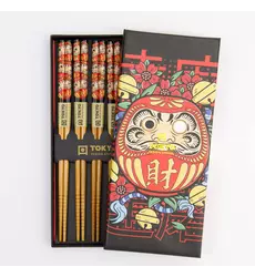 Tokyo Design Studio - Chopstick Giftset/5 Daruma 10 sets