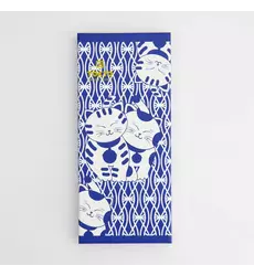 Tokyo Design Studio - Chopstick Giftset/5 Neko Cat Blue AH-01 10 sets