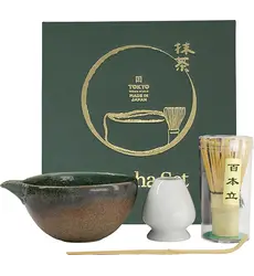 Tokyo Design Studio - Matcha Giftset Hisui Green 14.5x6.5 4pcs