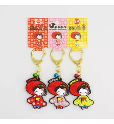 Tokyo Design Studio - Keychain Japan Geisha 3pcs 5 sets