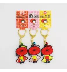 Tokyo Design Studio - Keychain Japan Geisha 3pcs 5 sets