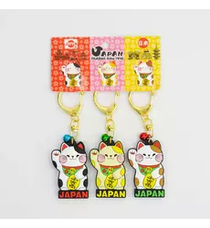 Tokyo Design Studio - Keychain Japan Lucky Cat  3pcs 5 sets