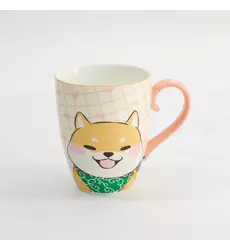 Tokyo Design Studio - Kawaii Shiba Mug W/Giftbox 8.5x10.2cm Pink 340ml 6pcs
